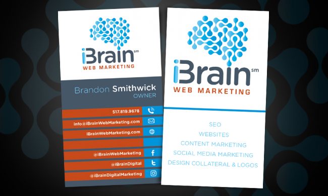 iBrain Web Marketing business cards